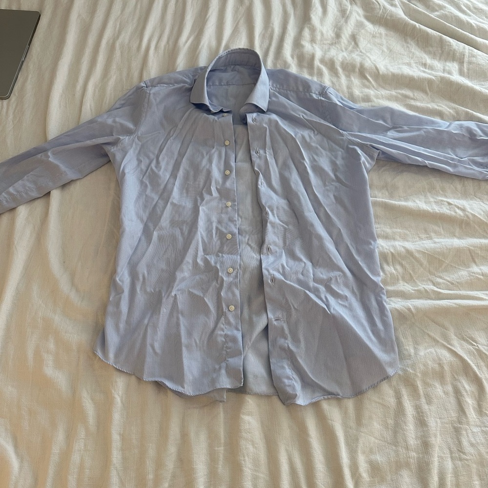 Suitsupply Light Blue Casual Button Down Shirt